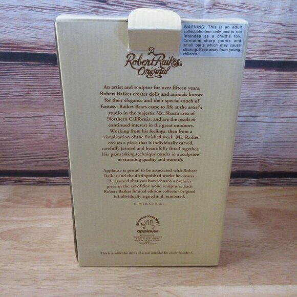 Robert Raikes Floyd Farmer Career 9" Bear Limited Edition  COA Applause 611/5000 - Picture 3 of 11